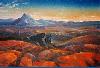 "Пустынный закат", маслоб оргалит, 1998 

год, 90.60 см
