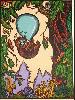  Цветная линогравюра иллюстрация к сказке А.Милна "Винни-Пух и все,все,все..2